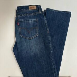 Levi’s 525 Perfect Waist Straight Leg Jeans Blue Mid Rise 30x30